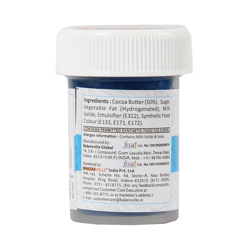 Colourmist Cocoa Butter Metalic Colour Paint  20g Blue - 2