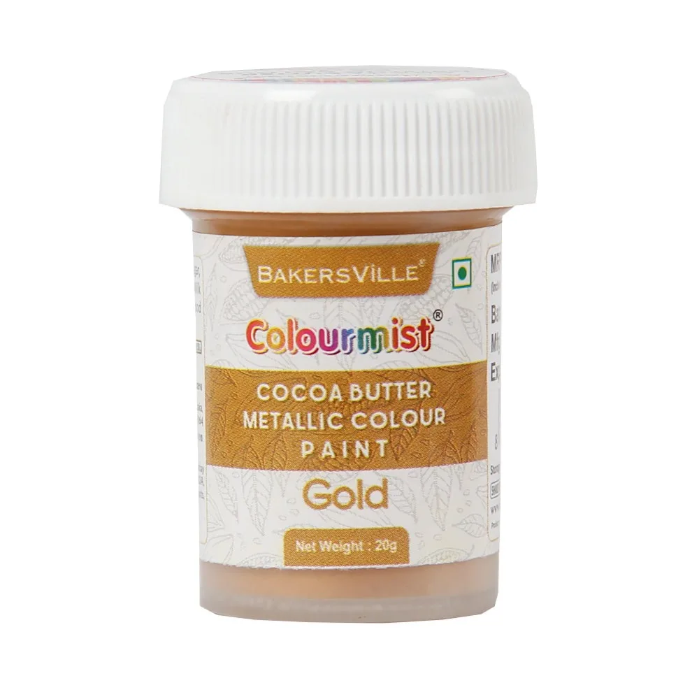 Colourmist Cocoa Butter Metalic Colour Paint  20g Gold - 1