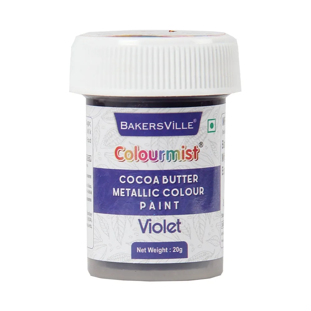 Colourmist Cocoa Butter Metalic Colour Paint  20g Violet - 1