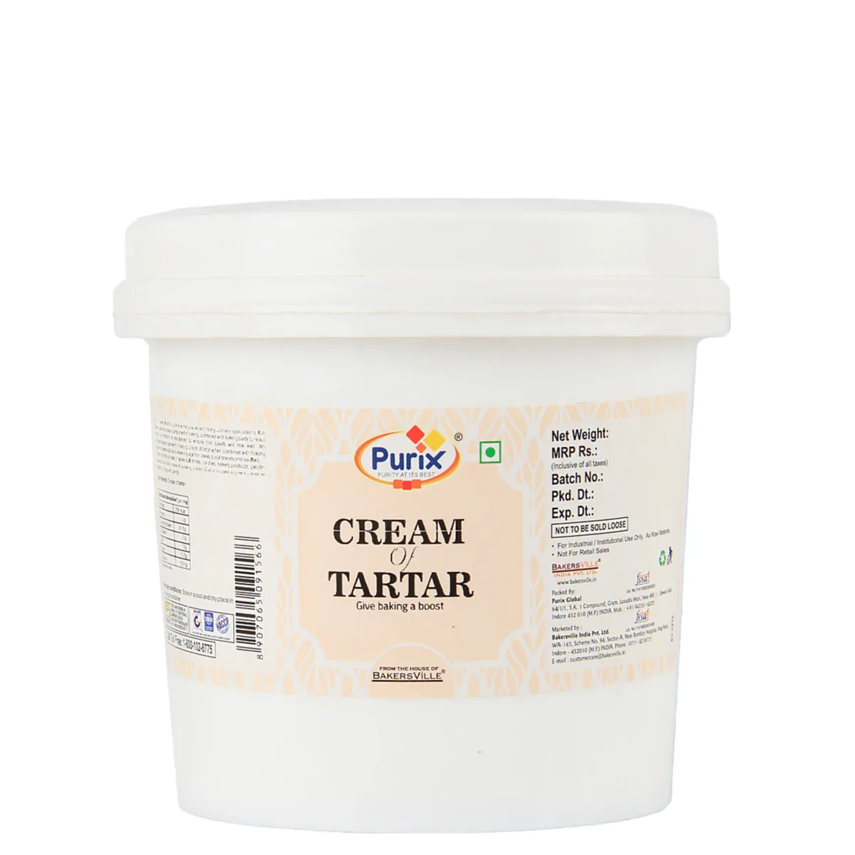 Purix Cream Of Tartar 500 Gm - 1