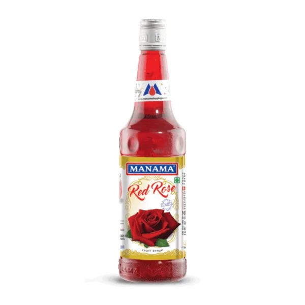Manama Red Rose  Fruit Syrup 750ml - 1