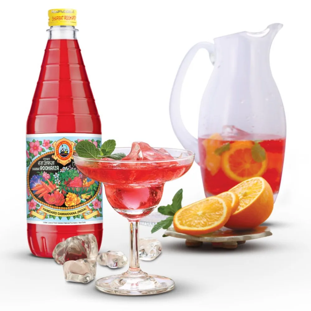 Hamdard Sharbat Roohafza 750ml - 4