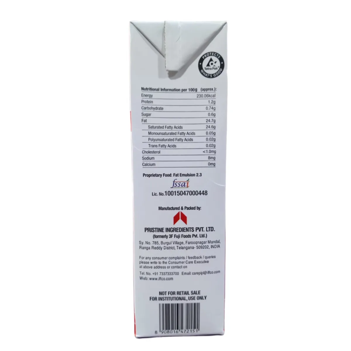Pristine Champion Cooking Crème 1Ltr - 4