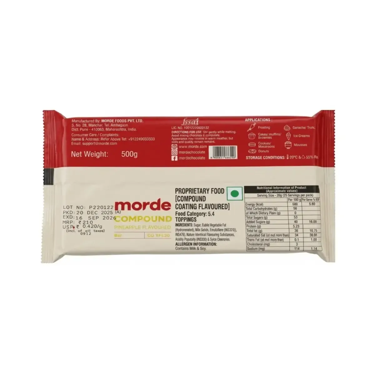 Morde  Compound Pineapple Flavoured 500gm - 2