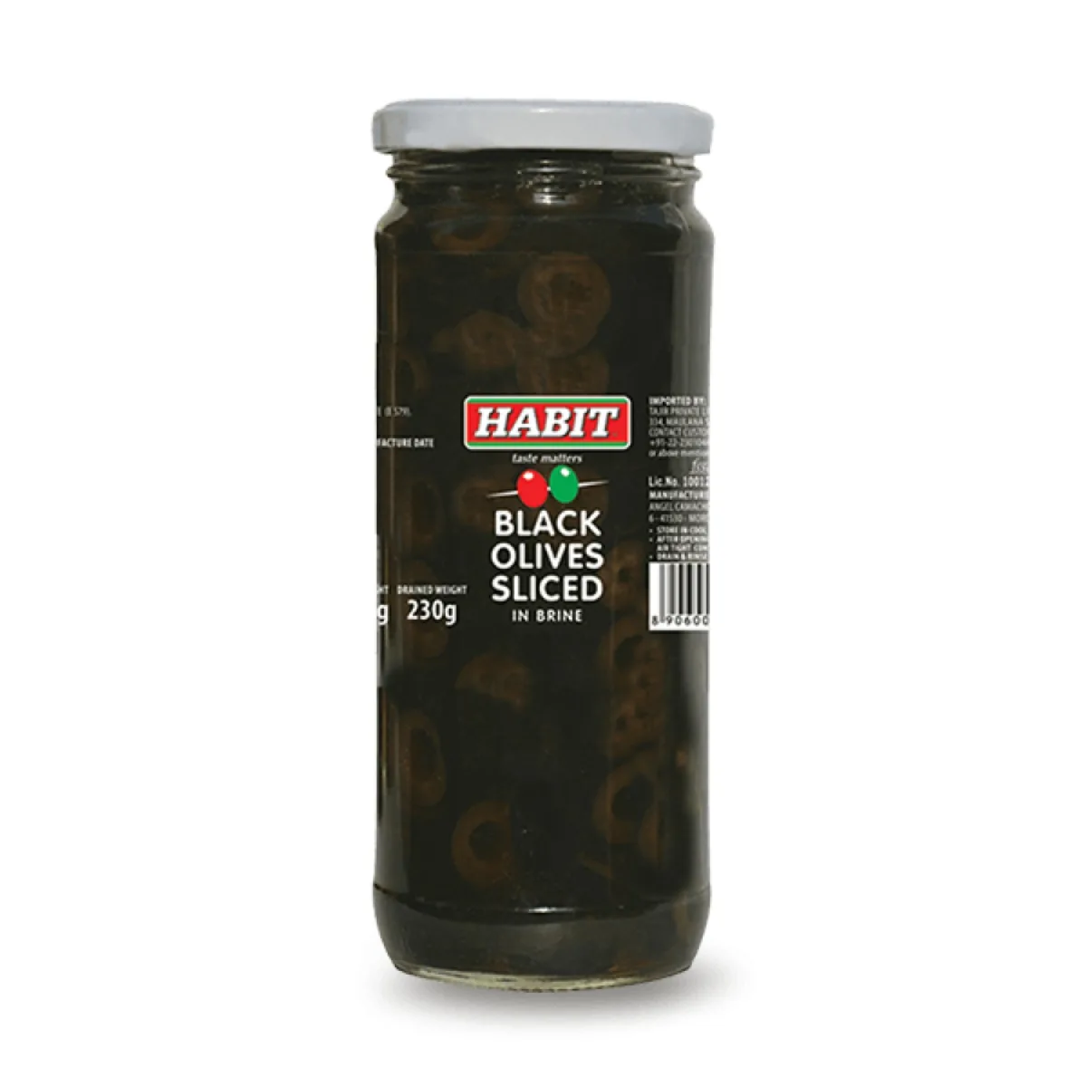 Habit Black Olives Sliced - 1