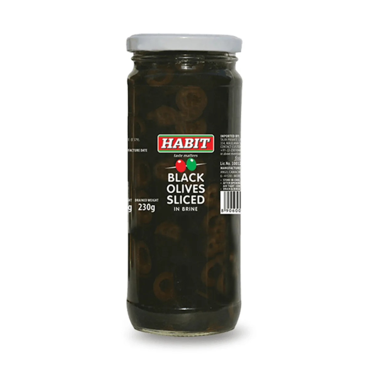 Habit Black Olives Sliced 430 Gm - 1