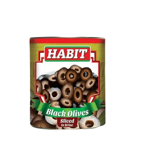 Habit Black Olives Sliced 3 Kg - 1