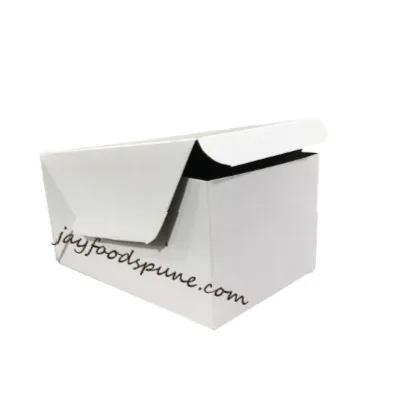 Plain White Pastry Box  4x2 Inch 100Pcs - 1