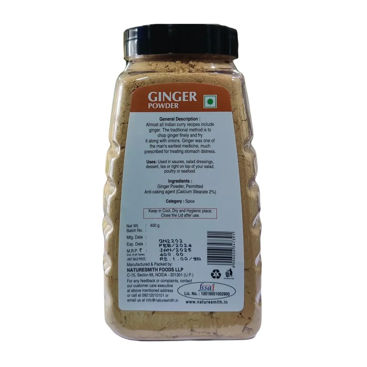 Naturesmith Ginger Powder 400gm - 3