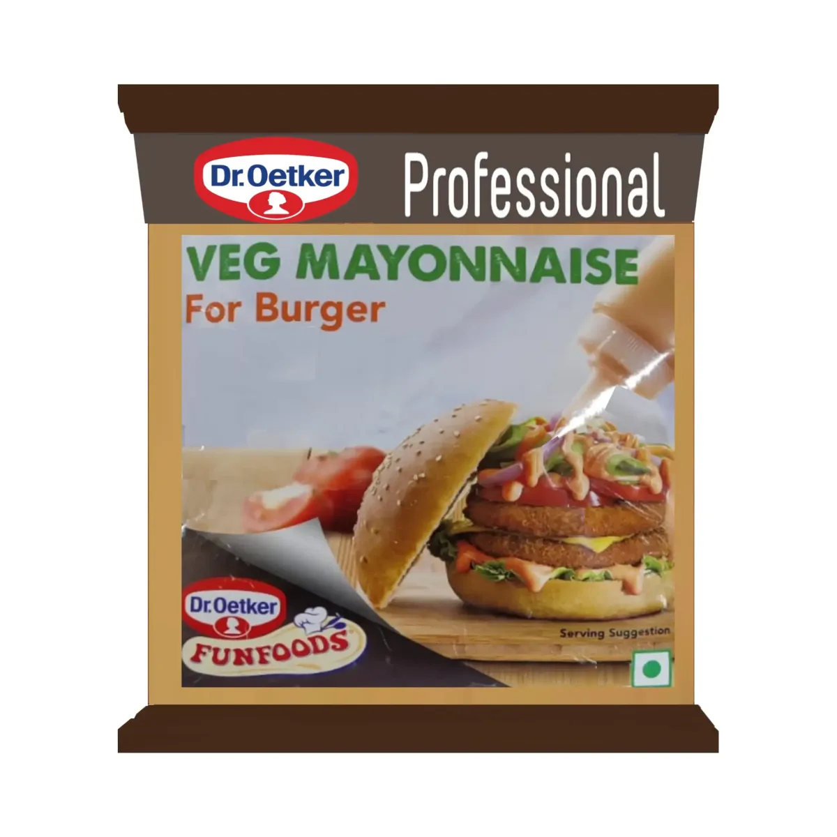 Dr. Oetker Funfoods Veg Mayonnaise For Burger 1kg - 1
