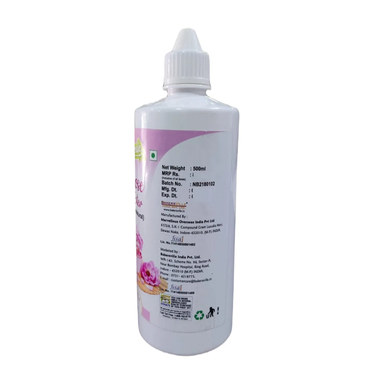 Natureale Rose Water 500ml - 3