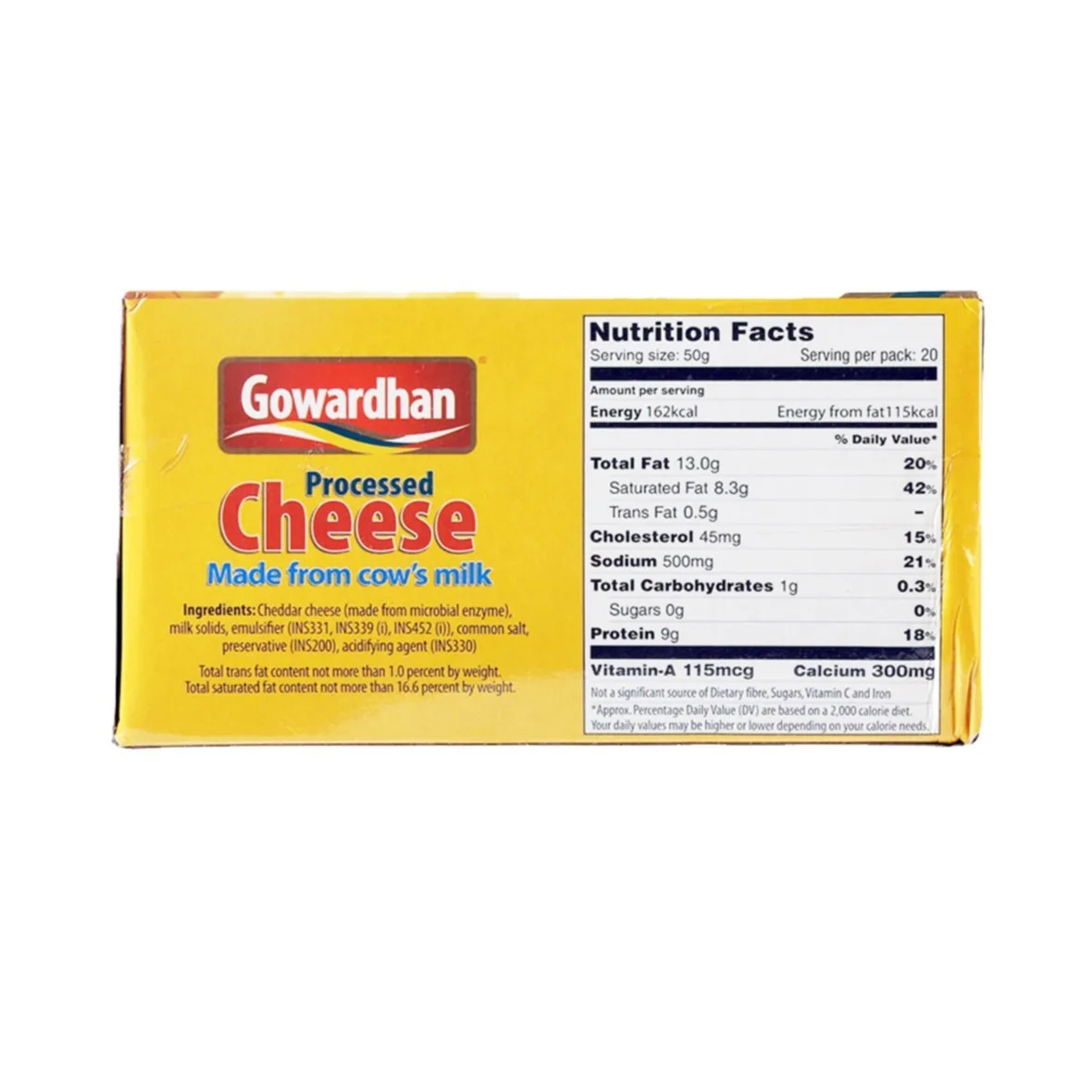 Gowardhan Processed Cheese 1kg - 3