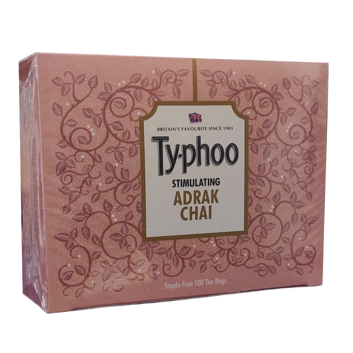 Typhoo Stimulating Adrak Chai 100 Tea Bags - 1