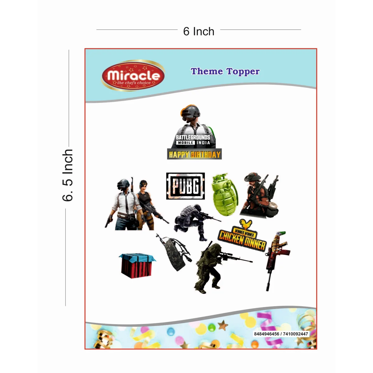 Miracle Paper Tag PUBG Theme - 1