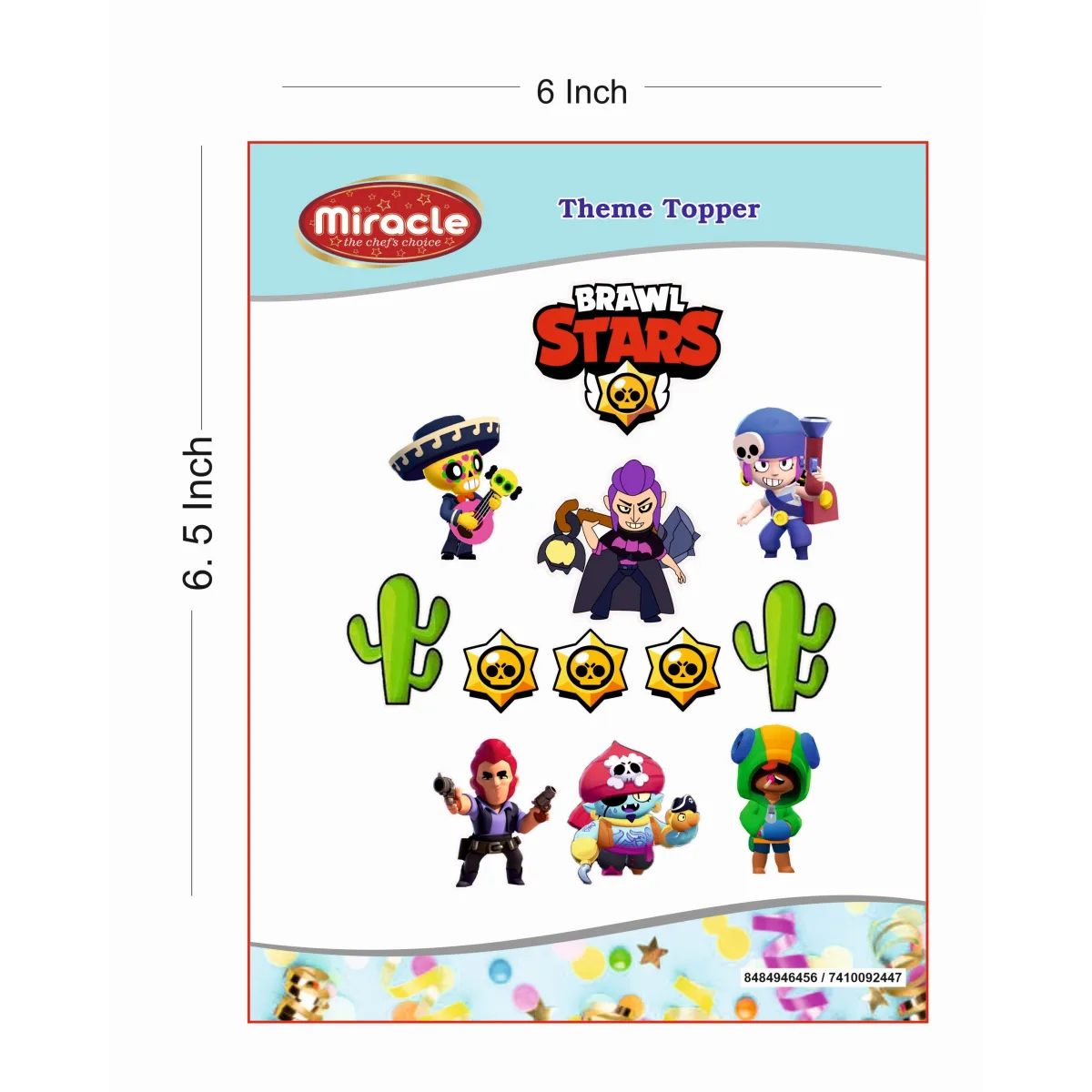 Miracle Paper Tag Brawl Star Theme - 1