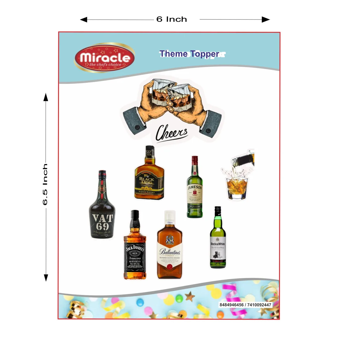 Miracle Paper Tag Cheers Theme - 1
