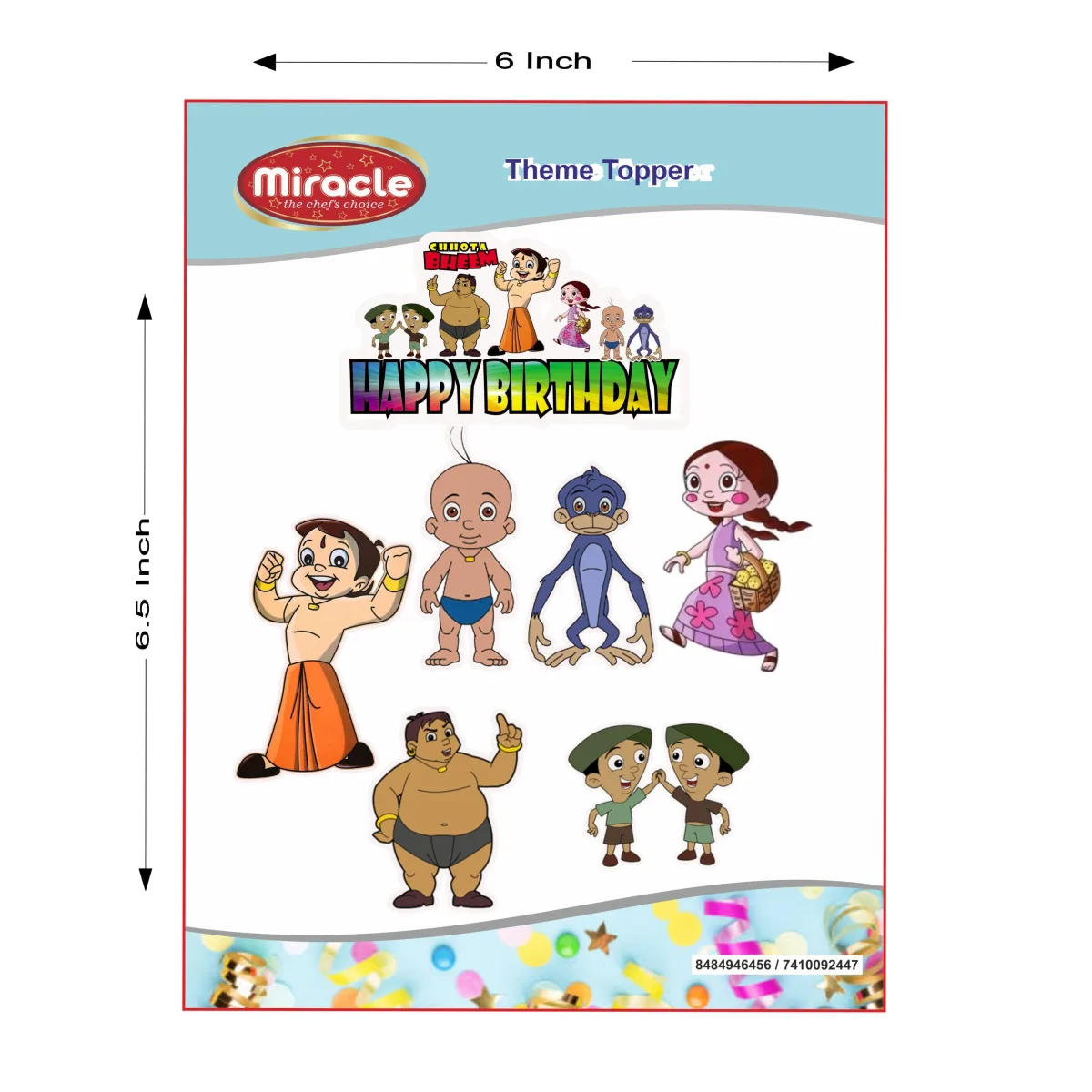 Miracle Paper Tag Chotta Bhim Photography Theme - 1