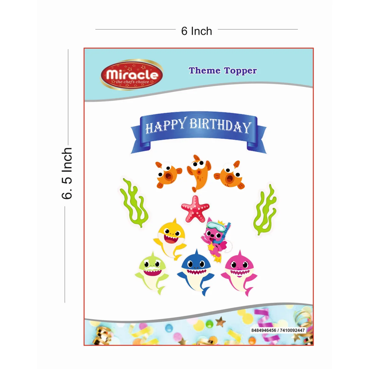 Miracle Paper Tag Baby Shark Theme - 1