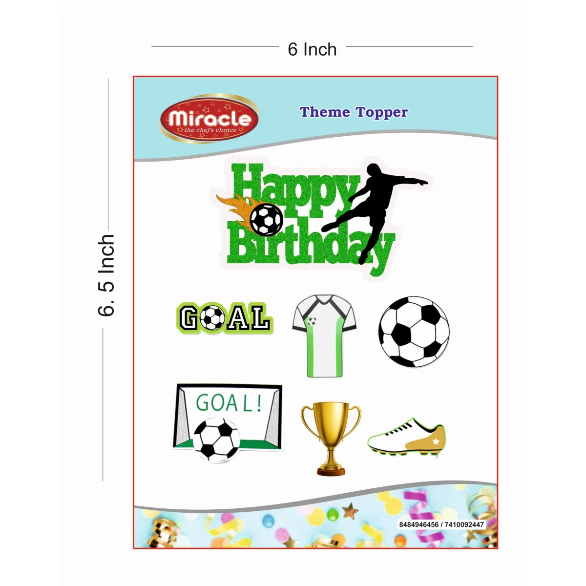 Miracle Paper Tag Football Theme - 1