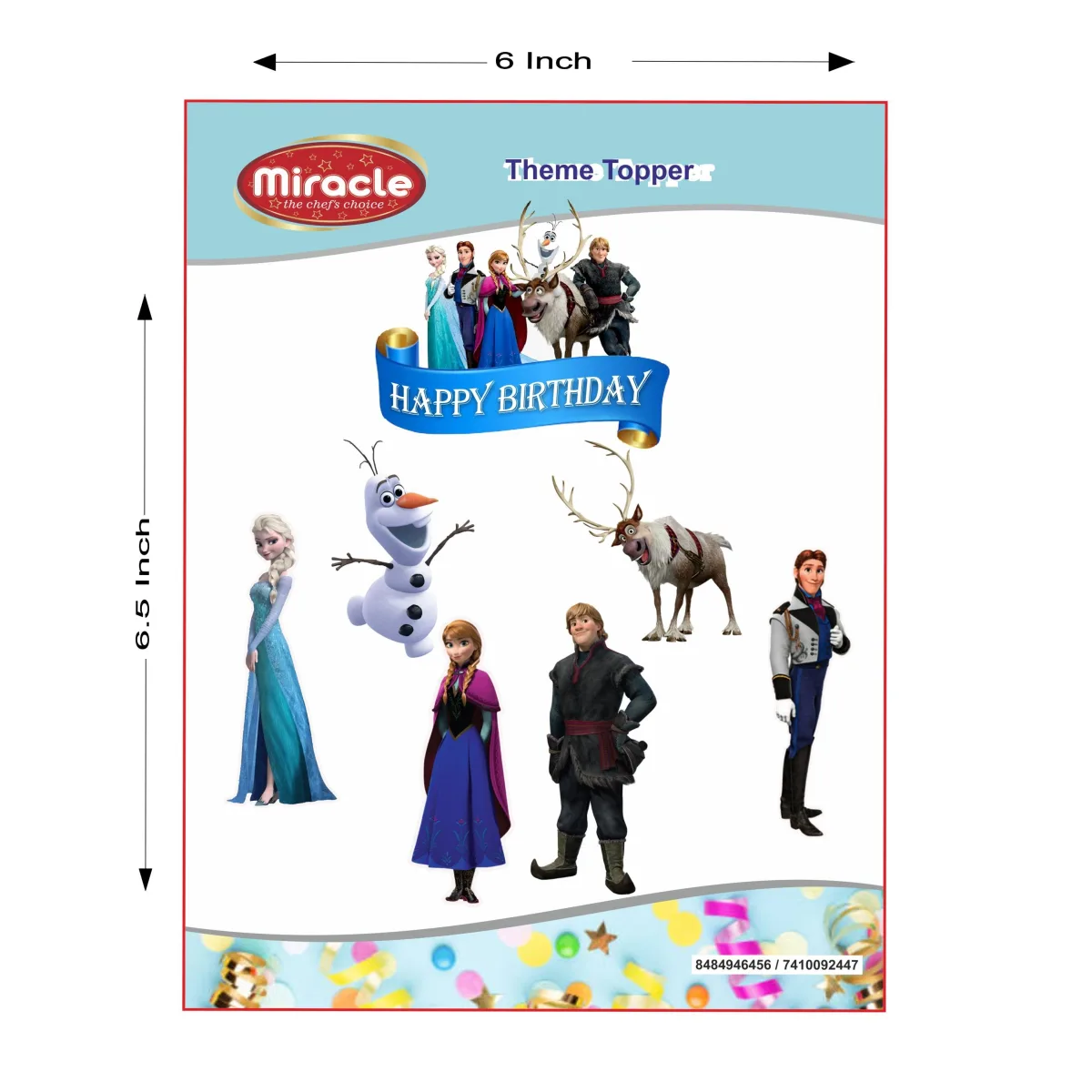 Miracle Paper Tag Frozen Theme - 1