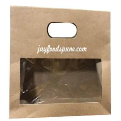 KRAFT FANCY BAG MEDIUM 10PCS - 1