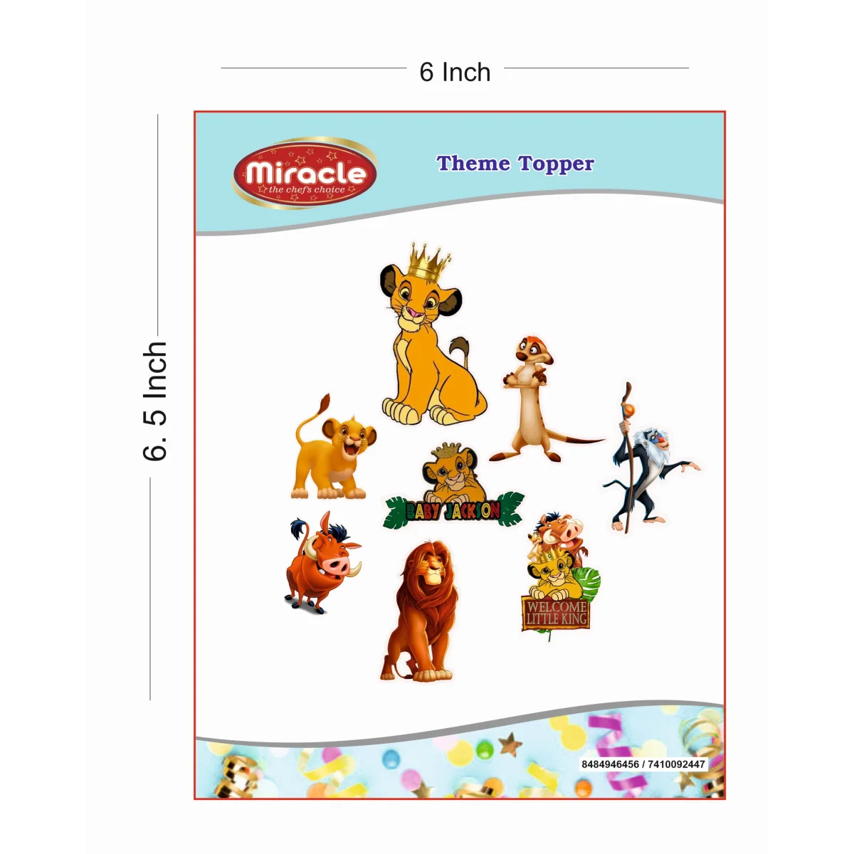 Miracle Paper Tag Lionking Theme - 1