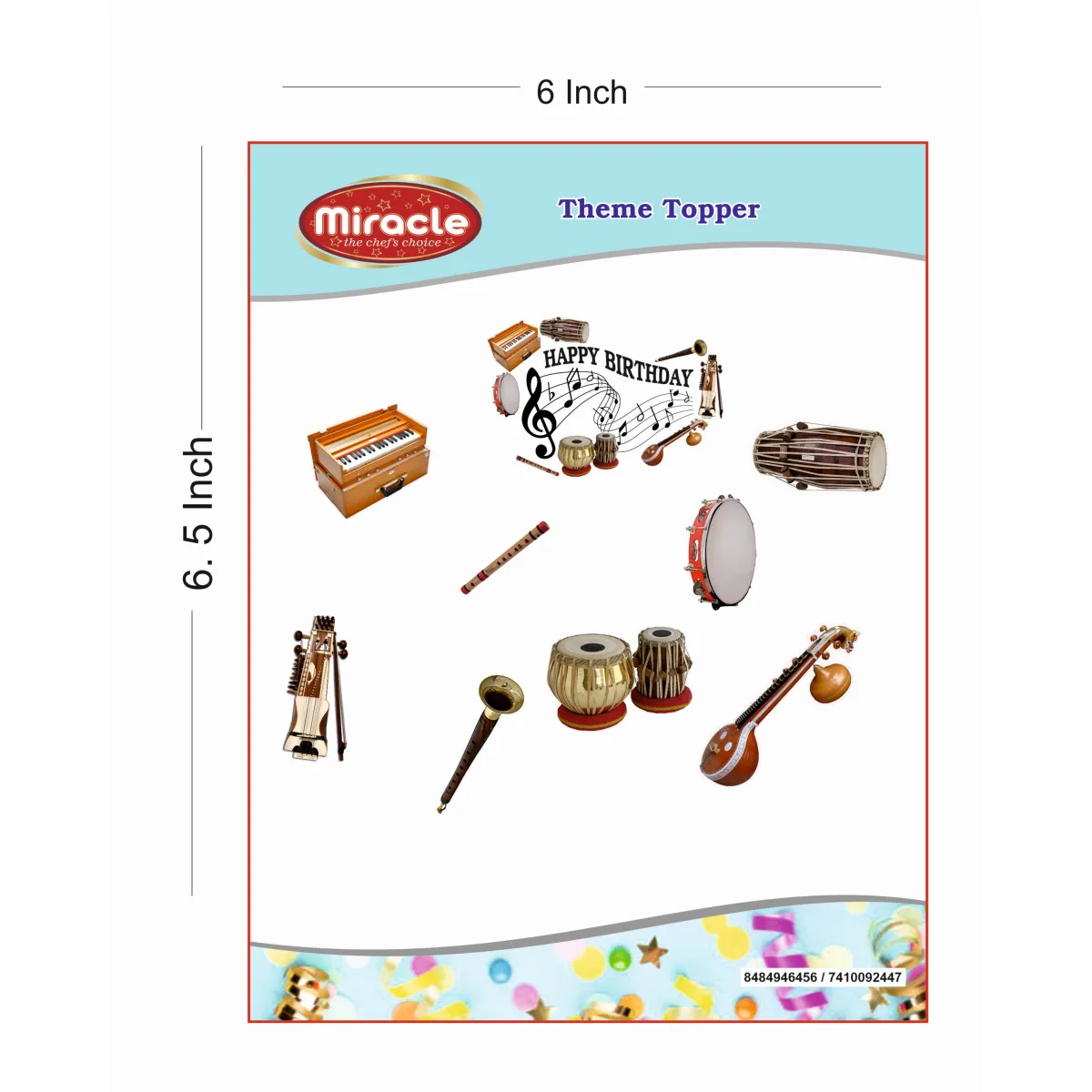 Miracle Paper Tag Musical Instruments Theme - 1