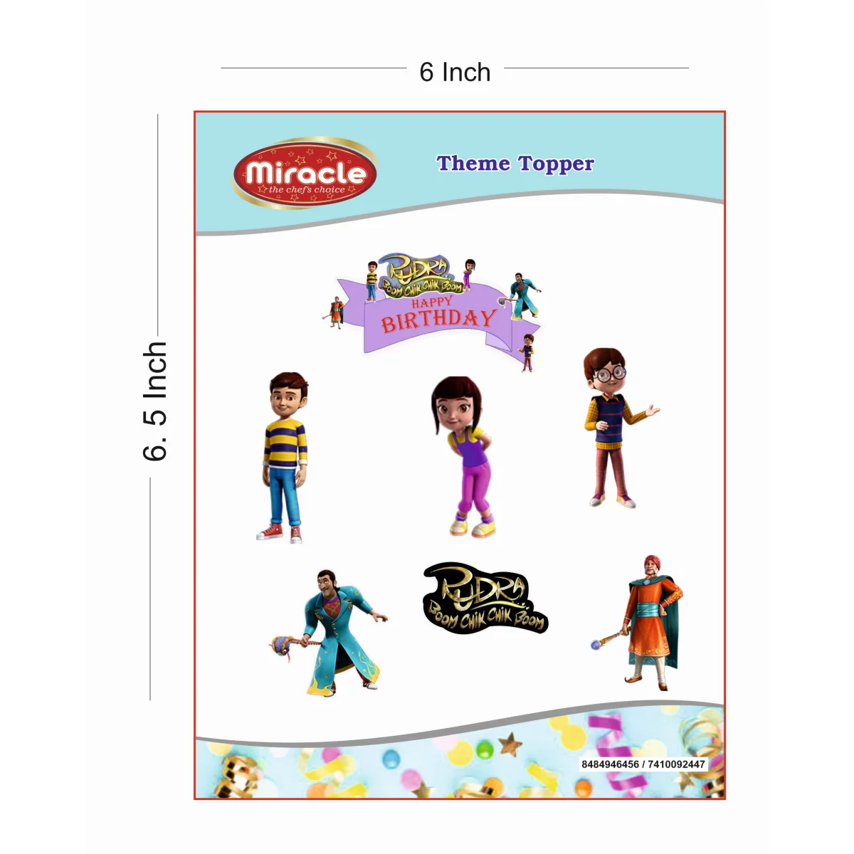 Miracle Paper Tag Rudra Theme - 1