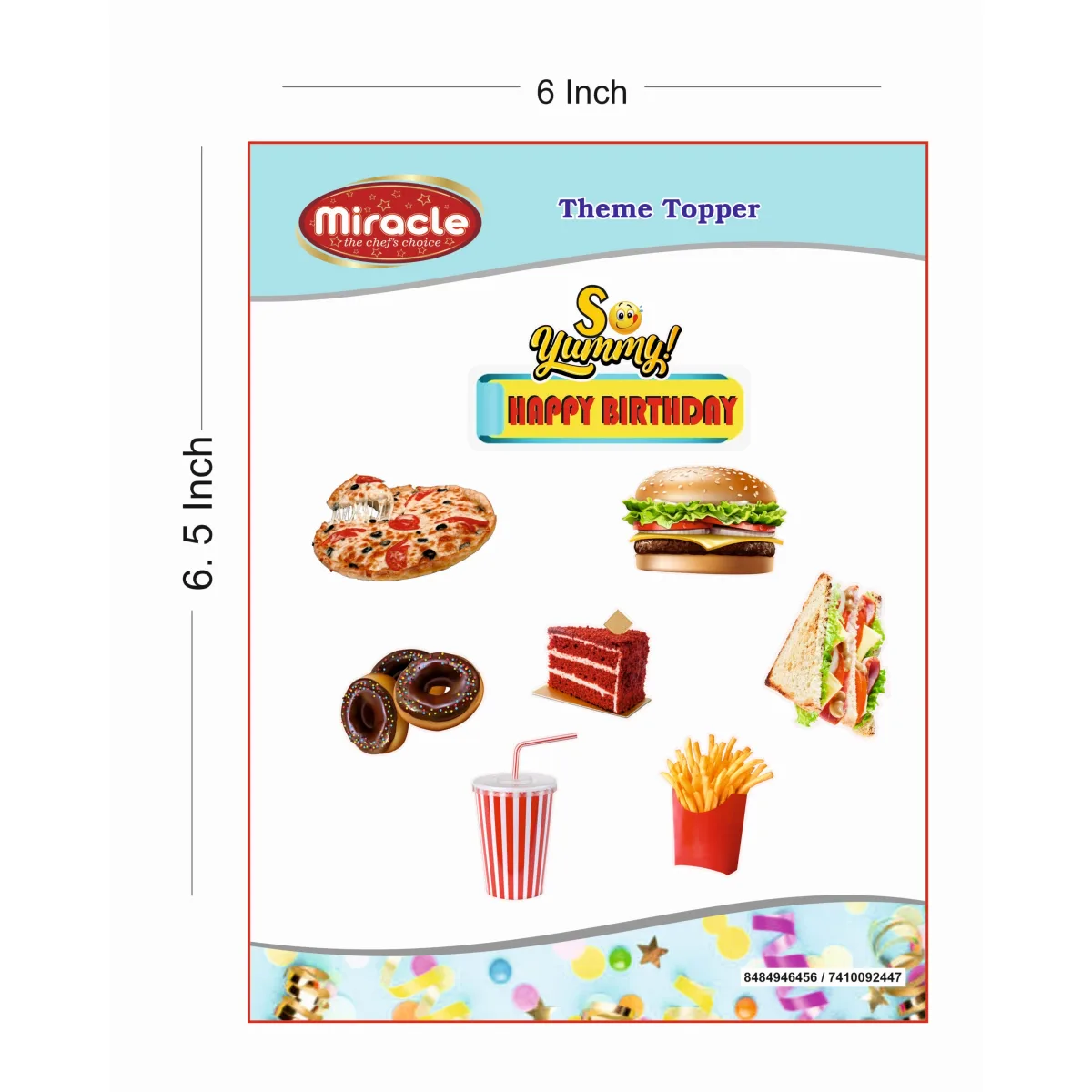 Miracle Paper Tag Fast Food Theme - 1