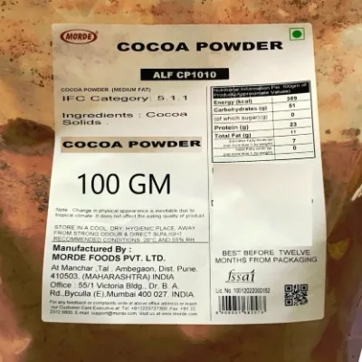 Morde Cocoa Powder  Alf Cp1010 Morde Cocoa Powder  Alf Cp1010 100gm - 1
