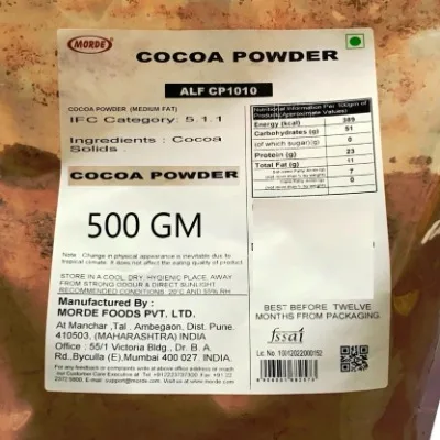 Morde Cocoa Powder  Alf Cp1010 Morde Cocoa Powder  Alf Cp1010 500gm - 1