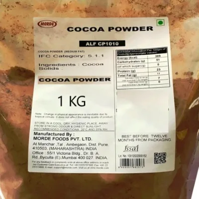 Morde Cocoa Powder  Alf Cp1010 Morde Cocoa Powder  Alf Cp1010 1kg - 1