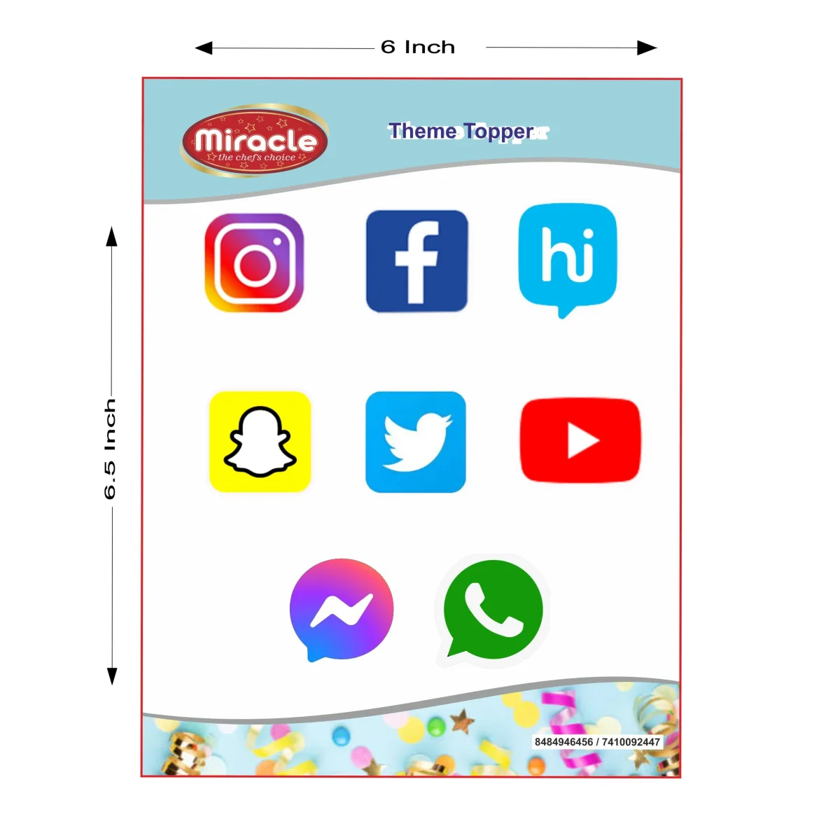 Miracle Paper Tag Social Media Logo Theme - 1