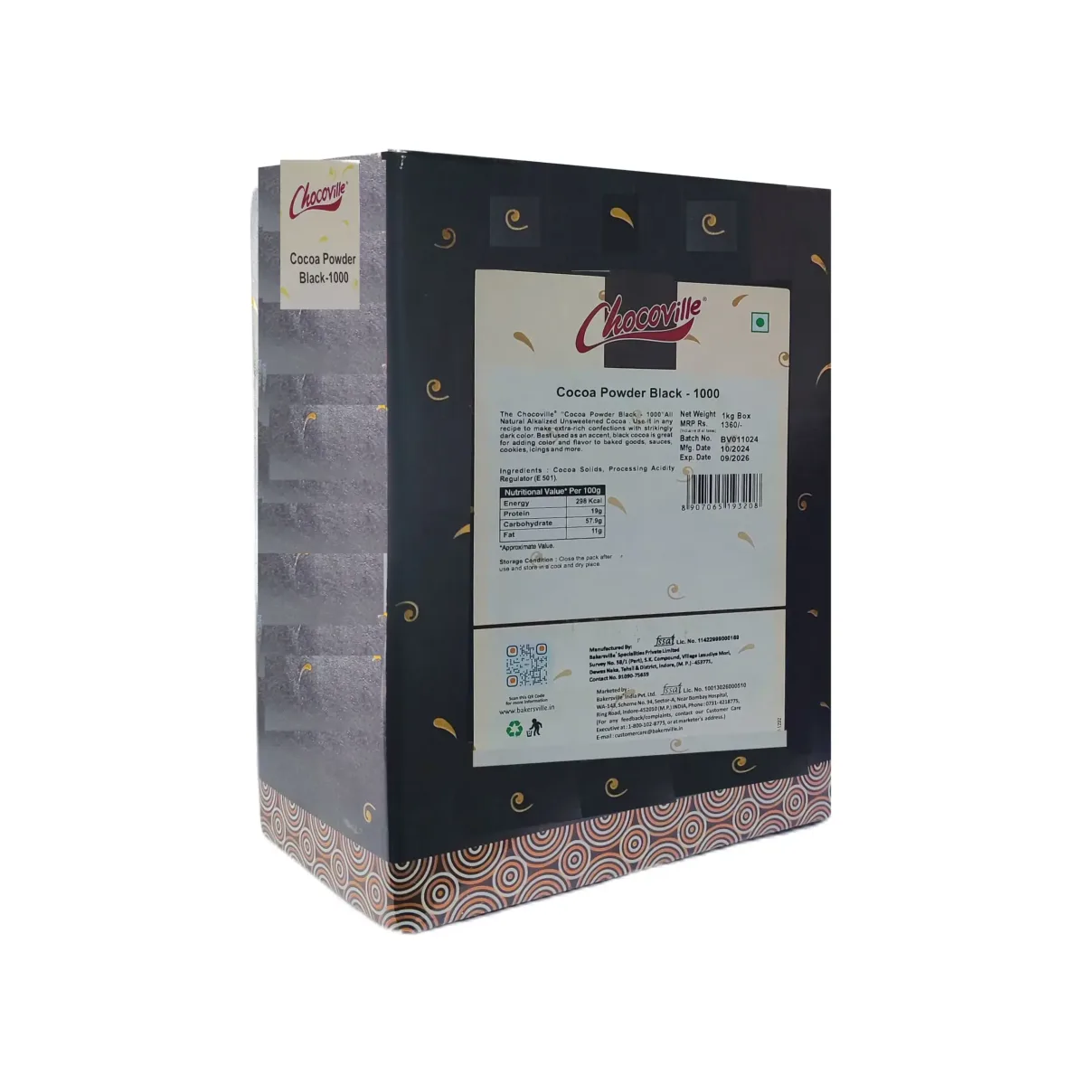 Chocoville Cocoa Powder Black 1000 1kg - 2
