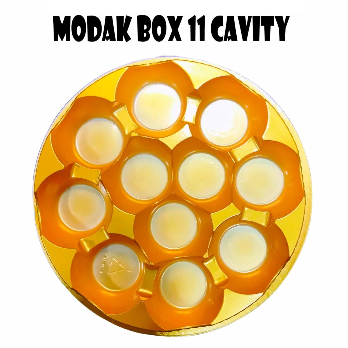 Modak Box  11 Cavity Round Box - 1