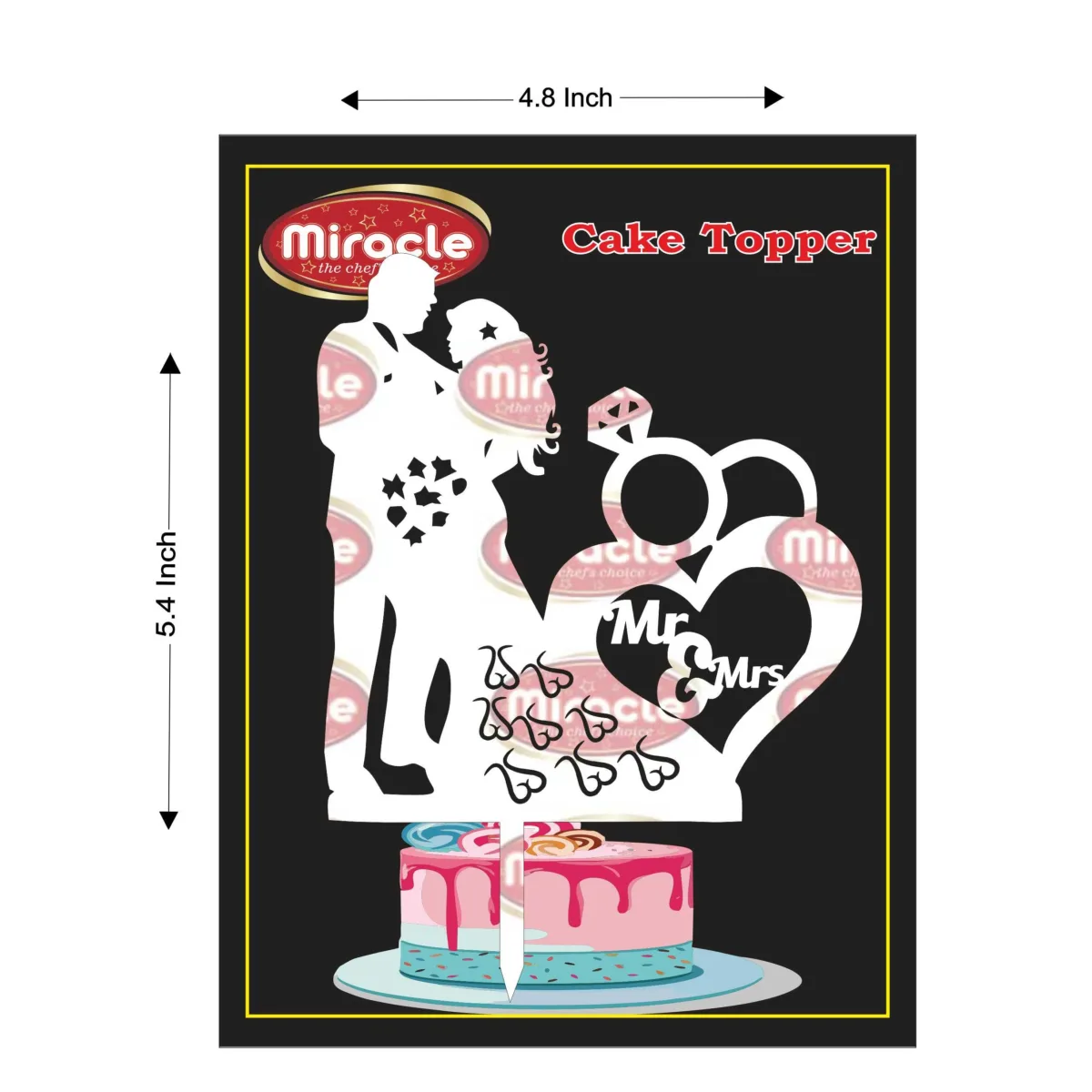 Miracle Couple Topper T5 Design1. - 1