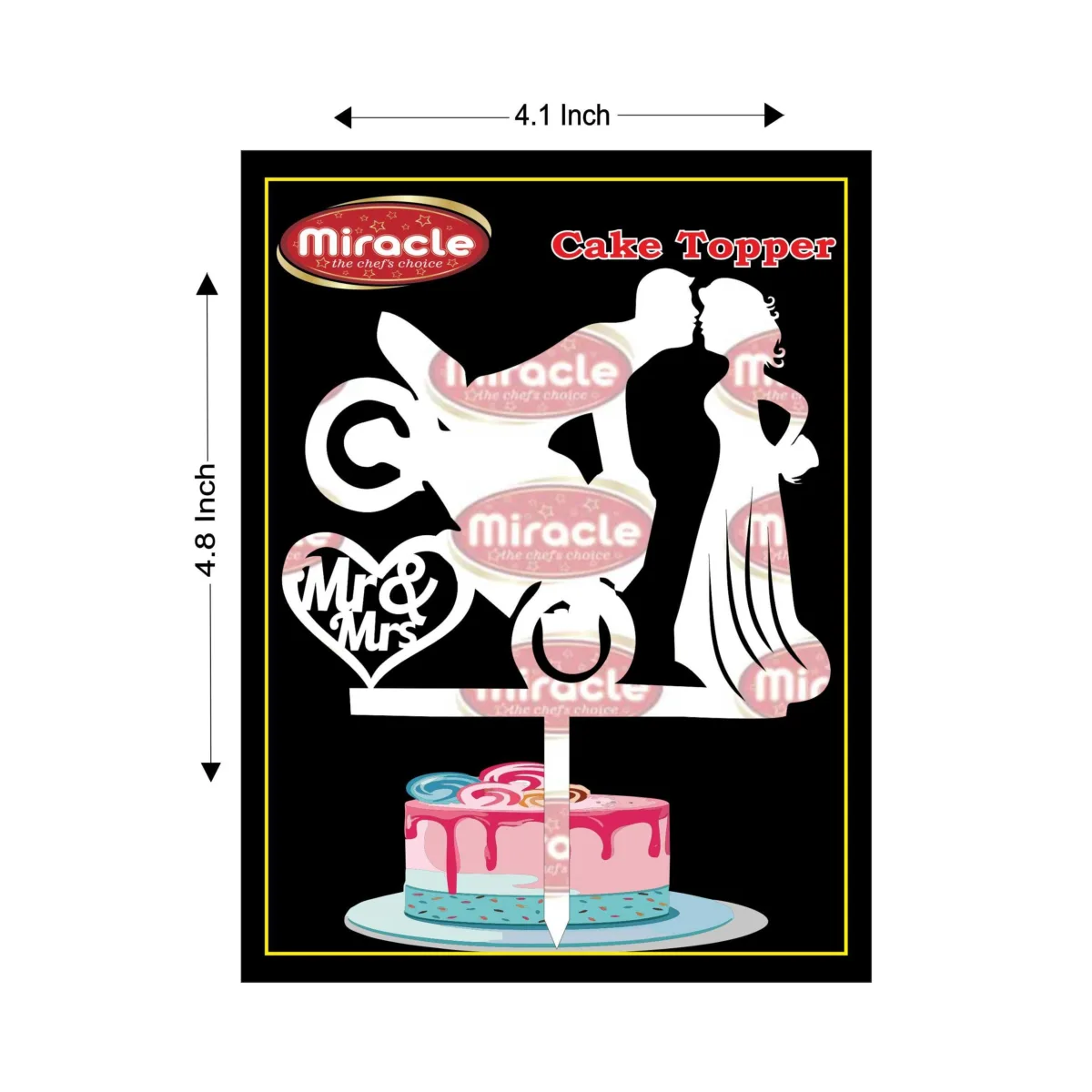 Miracle Couple Topper T4 Design6. - 1