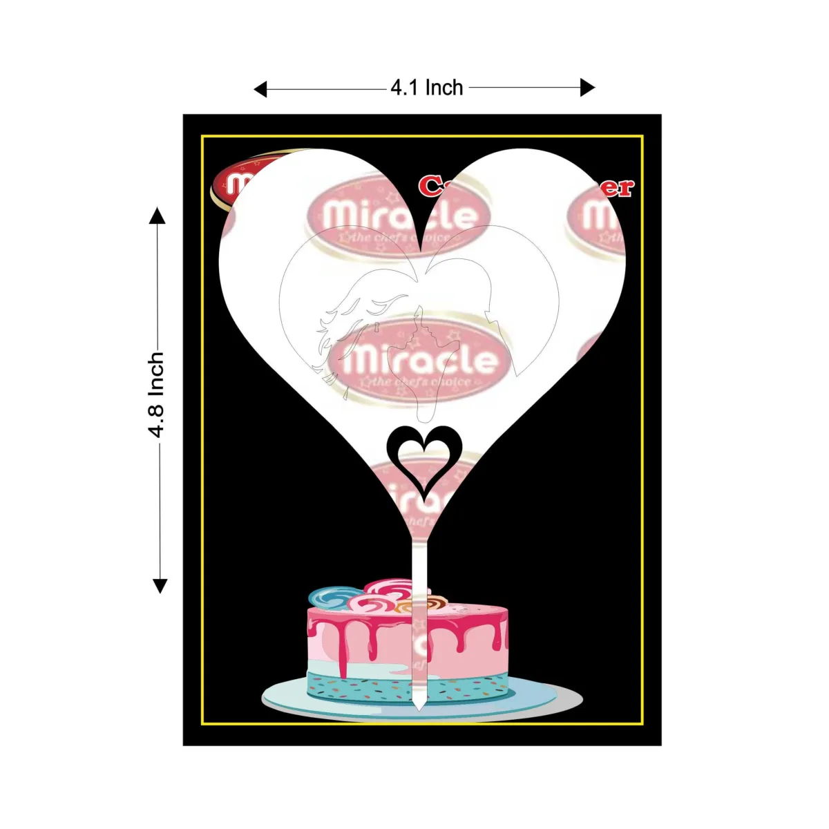 Miracle Couple Topper T4 Design8. - 1